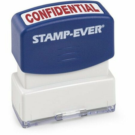 TRODAT USA Stamp, Pre-inked, inCONFIDENTIALin, 9/16inx1-11/16in Imp, Blue TDT5944